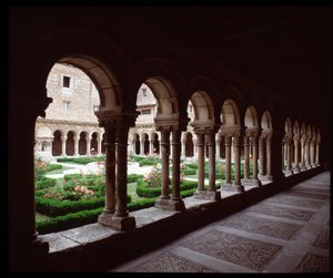 Uitzicht op het klooster van het Koninklijk Klooster van Las Huelgas de Burgos