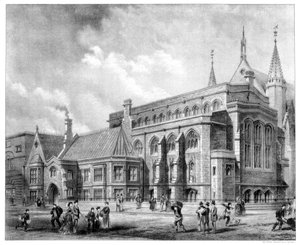 De Bibliotheek en het Museum van de Corporation of the City of London, 1886