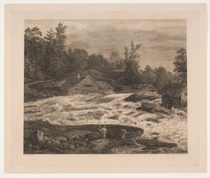 Een waterval door Søren Henrik Petersen