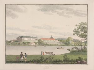 Augustenborg Slot op het eiland Als door Søren L. Lange