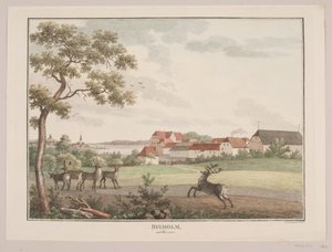 Bygholm bij Horsens door Søren L. Lange