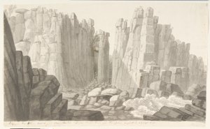 Randkløv. Bornholm door Søren L. Lange
