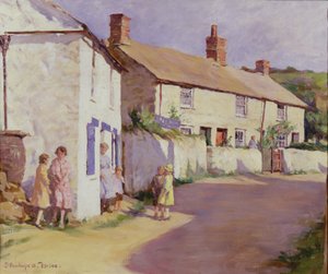 Een dorpsscène, Newlyn