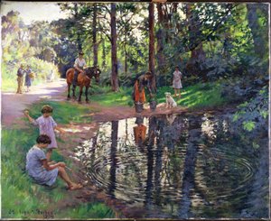 De Vijver door Stanhope Alexander Forbes