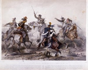 Heroïsch incident tijdens de Piëmontese campagne van de Italiaanse onafhankelijkheidsoorlog in 1848