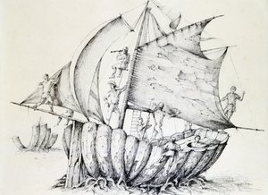 Het Schip, ca. 1850-1890 door Stanislas Lepine