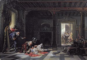 De Dood van de Prins van Oranje door Stanislaus von Chlebowski