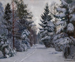 Sporen in de sneeuw, 1928