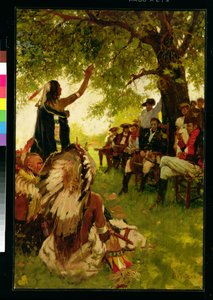 Tecumseh Ontmoet Generaal Harrison