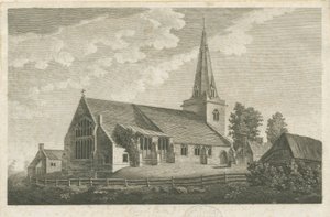 Church Eaton Kerk: gravure, nd [c 1800]