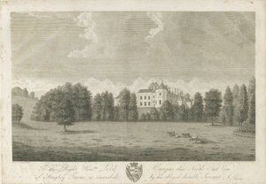 Hagley Hall: gravure