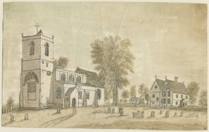 Hanbury Kerk door Stebbing Shaw
