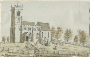 Kings Bromley Kerk door Stebbing Shaw