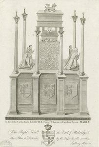 Lichfield Kathedraal - Graf van William Paget door Stebbing Shaw