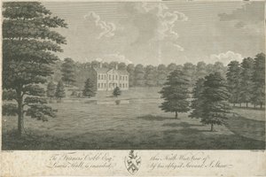 Lysways Hall: gravure, nd [1762-1802] door Stebbing Shaw