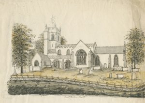 Madeley Church: aquarel tekening, nd [1762-1802]