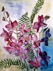 Orchidee door Steegs Art Karin