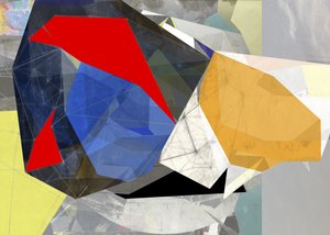 Kleurrijke abstracte geometrie door Stefan Fransson