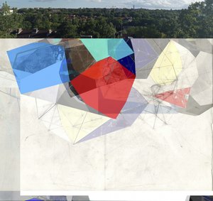 Geometrisch stadslandschap