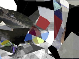 Moderne abstracte collage