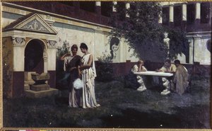 Laatste zonnestralen in het atrium door Stefan Vladislavovich Bakalowicz