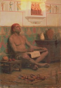 De koninklijke schrijver Rah-Hotep door Stefan Vladislavovich Bakalowicz
