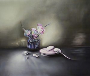 Dromerig bloemstilleven door Stefano Mazzolini