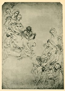 Allegorie van de Vrije Kunsten: Logica en Grammatica door Stefano da Verona