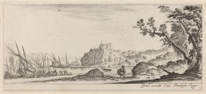 Boten aan de kust