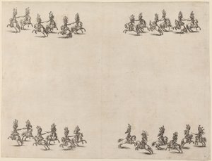 Ruiters Vechten met Zwaarden, 1652
