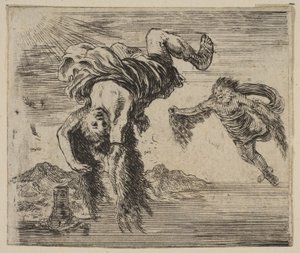 Daedalus en Icarus, uit Spel van Mythologie, 1644