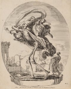 De dood draagt een vrouw, waarschijnlijk 1648