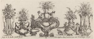 Fantastische Vazen, waarschijnlijk 1646 door Stefano della Bella