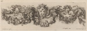 Feston met Medici Wapen, waarschijnlijk 1648 door Stefano della Bella