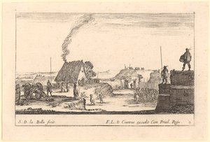 Vestingwerk, blad 4 uit de reeks „Verschillende militaire capriccio