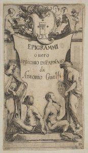 Frontispice voor Epigrammi de Guelfi, ca. 1636