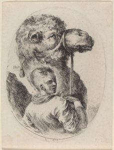 Bruidegom met een kameel, 1649 door Stefano della Bella