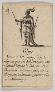 Libië, 1644 door Stefano della Bella