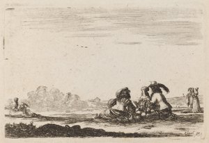 Heren en Dames Converseren, 1642