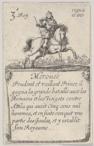 Meroüée Prudent et vaillant..., uit Spel van de Koningen van Frankrijk, 1644