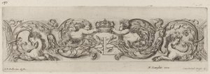 Ornamentale fries met letter L (Lodewijk XIV)