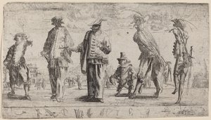 Pantalons, 1632 door Stefano della Bella