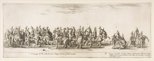 Deel van de Ingang van de Poolse Legatie I en K, 1633 door Stefano della Bella