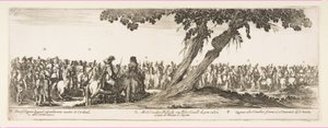Deel van de Ingang van de Poolse Legatie N. O. P., 1633 door Stefano della Bella