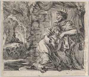 Pluto, uit Spel van Mythologie, 1644 door Stefano della Bella