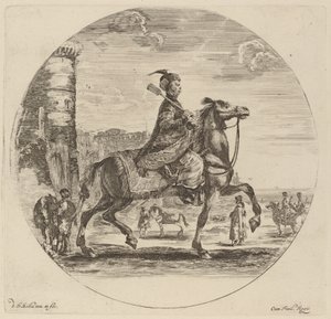Poolse ruiter door Stefano della Bella