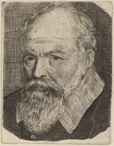 Portret van een man door Stefano della Bella
