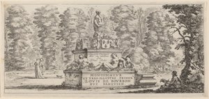 Titelpagina voor Divers paysages, in of voor 1647 door Stefano della Bella
