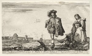 Verschillende Figuren en Landschappen, 1649 door Stefano della Bella
