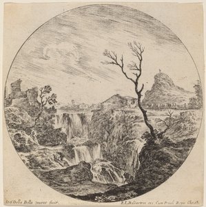 Waterval met drie niveaus door Stefano della Bella